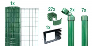 Bild Set Fix-Clip Pro®, zE, grün, 1220/10m